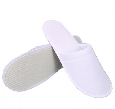 SKBD023 customized hotel disposable slipper style making non woven Hotel Slipper style customized Guest Room Hotel Slipper Style Hotel Slipper manufacturer front view